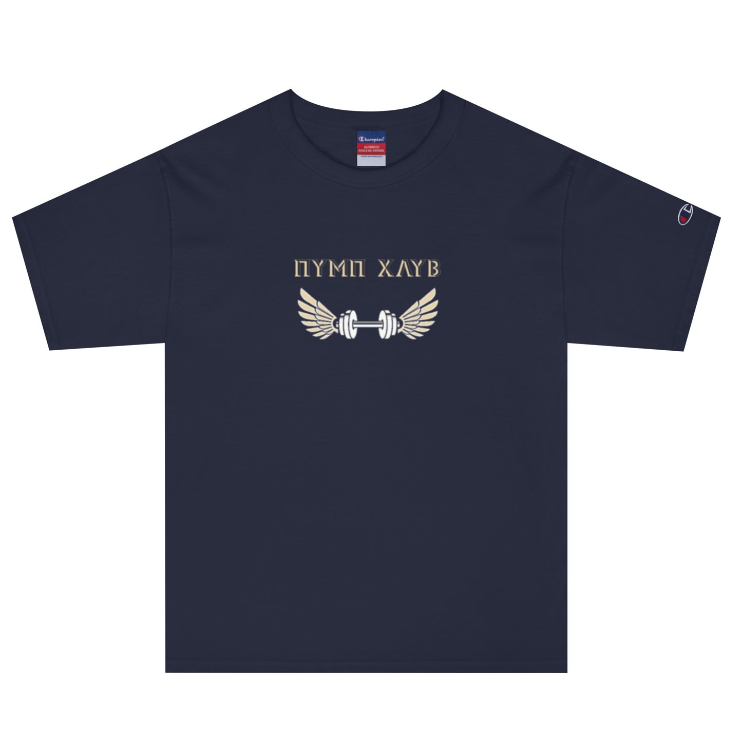 Greek Lettering Pump Club Tee