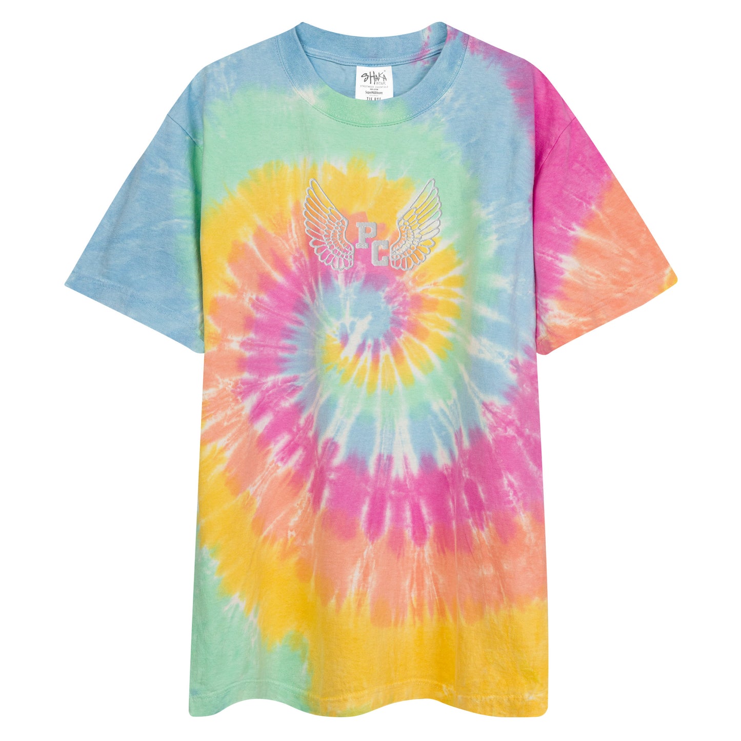 Embroidered Winged logo Tie Dye