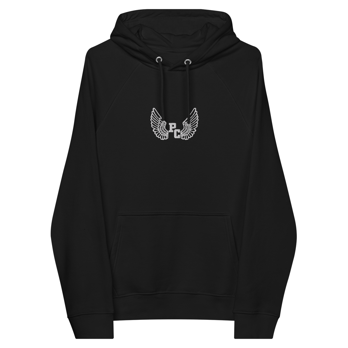 Embroidered Winged Logo Hoodie