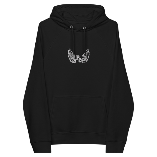 Embroidered Winged Logo Hoodie